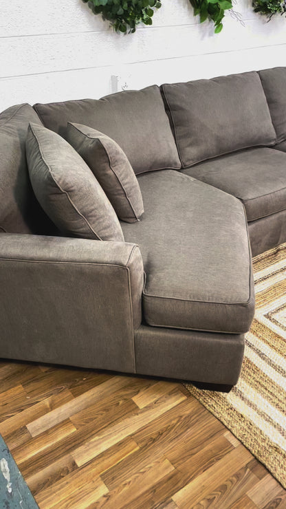 Macy’s 3pc Sectional w/Double Cuddle corner