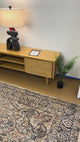 63" Low Media Unit (Oak)