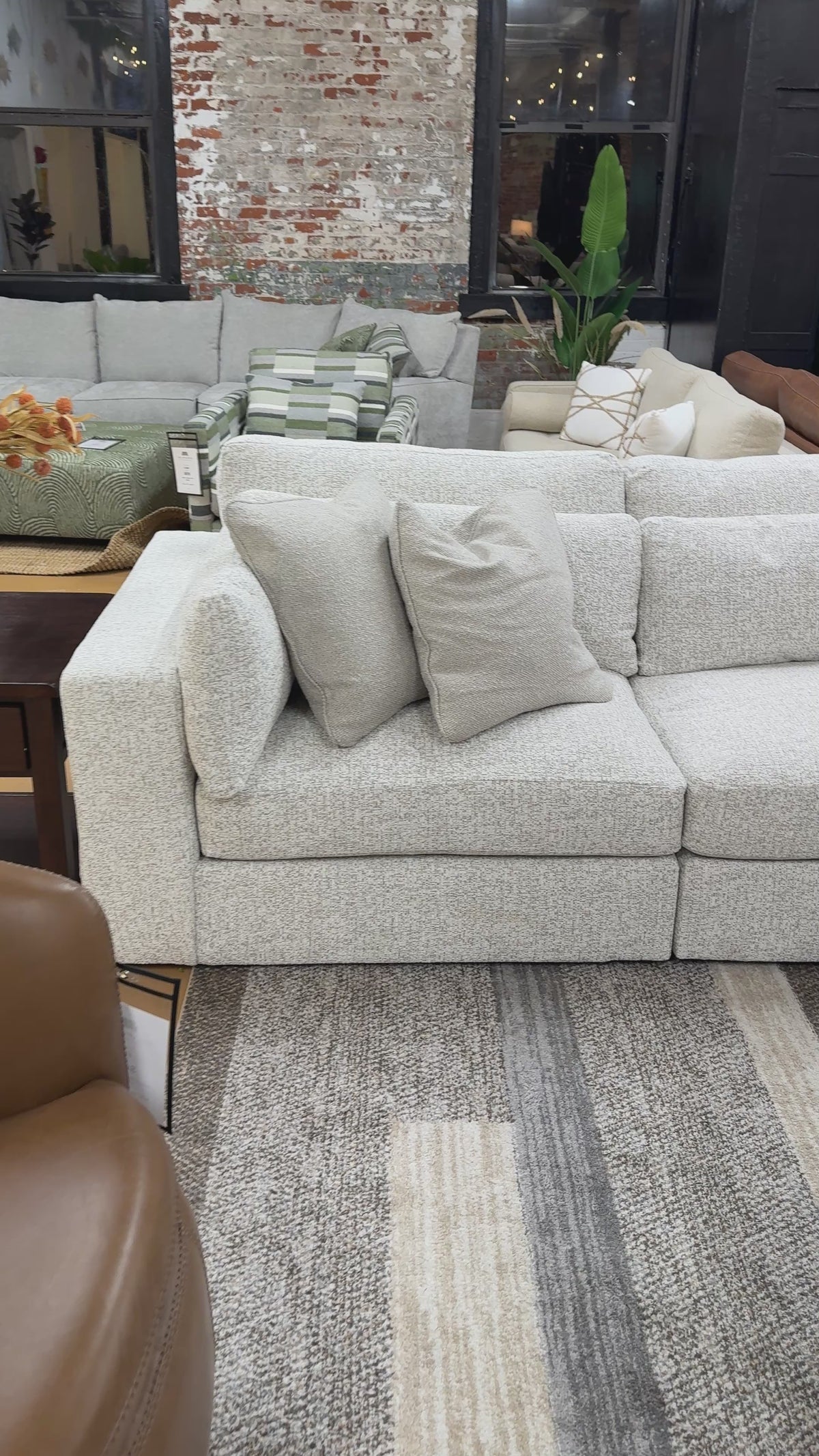 Alpine 3pc Sectional Sofa