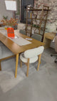 86.5" Dining Table w/Round Legs (Oak)