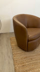 Preston Leather Swivel Chair