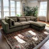 Serenity Cloud Sectional w/Storage Ottoman (5pc) - Pull Up A Couch