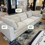 Serenity Cloud 3pc Sectional Sofa - Pull Up A Couch