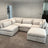 Serenity Cloud Sectional w/Storage Ottoman (5pc) - Pull Up A Couch