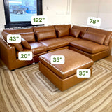 Serenity Reserve Sectional w/ Storage Ottoman (5pc)