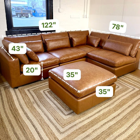 Serenity Reserve Sectional w/ Storage Ottoman (5pc)