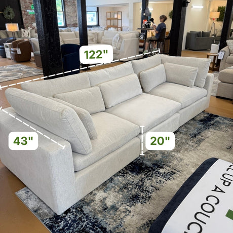Serenity Cloud 3pc Sectional Sofa - Pull Up A Couch