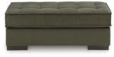 Caspian-Town oversized accent ottoman by Signature Design Ashley, soft fabric with plush cushioning and neutral color.