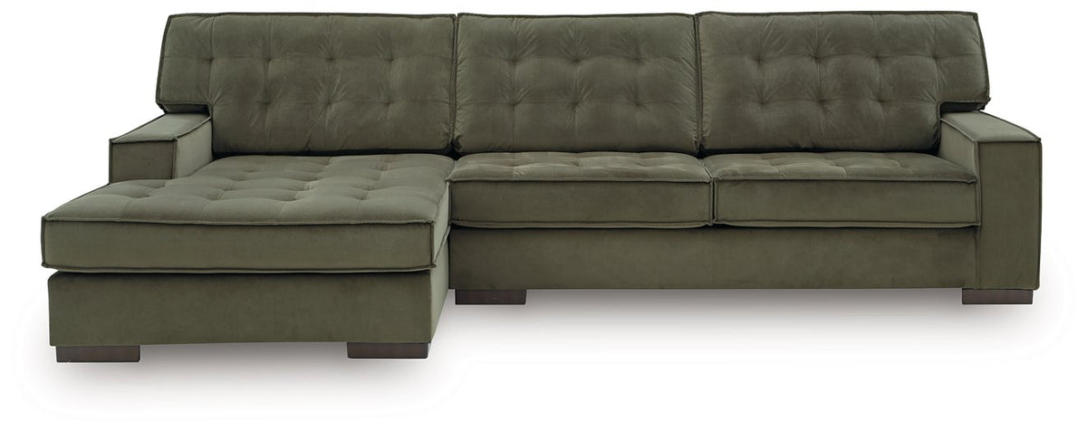 Caspian-Town sectional sofa with chaise by Signature Design Ashley, featuring plush upholstery and modern design.