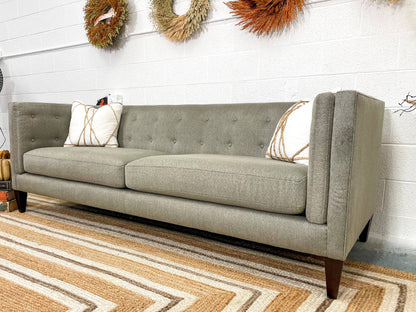 Crate & Barrel Sofa 3-seat Tufted Sofa - Pull Up A Couch