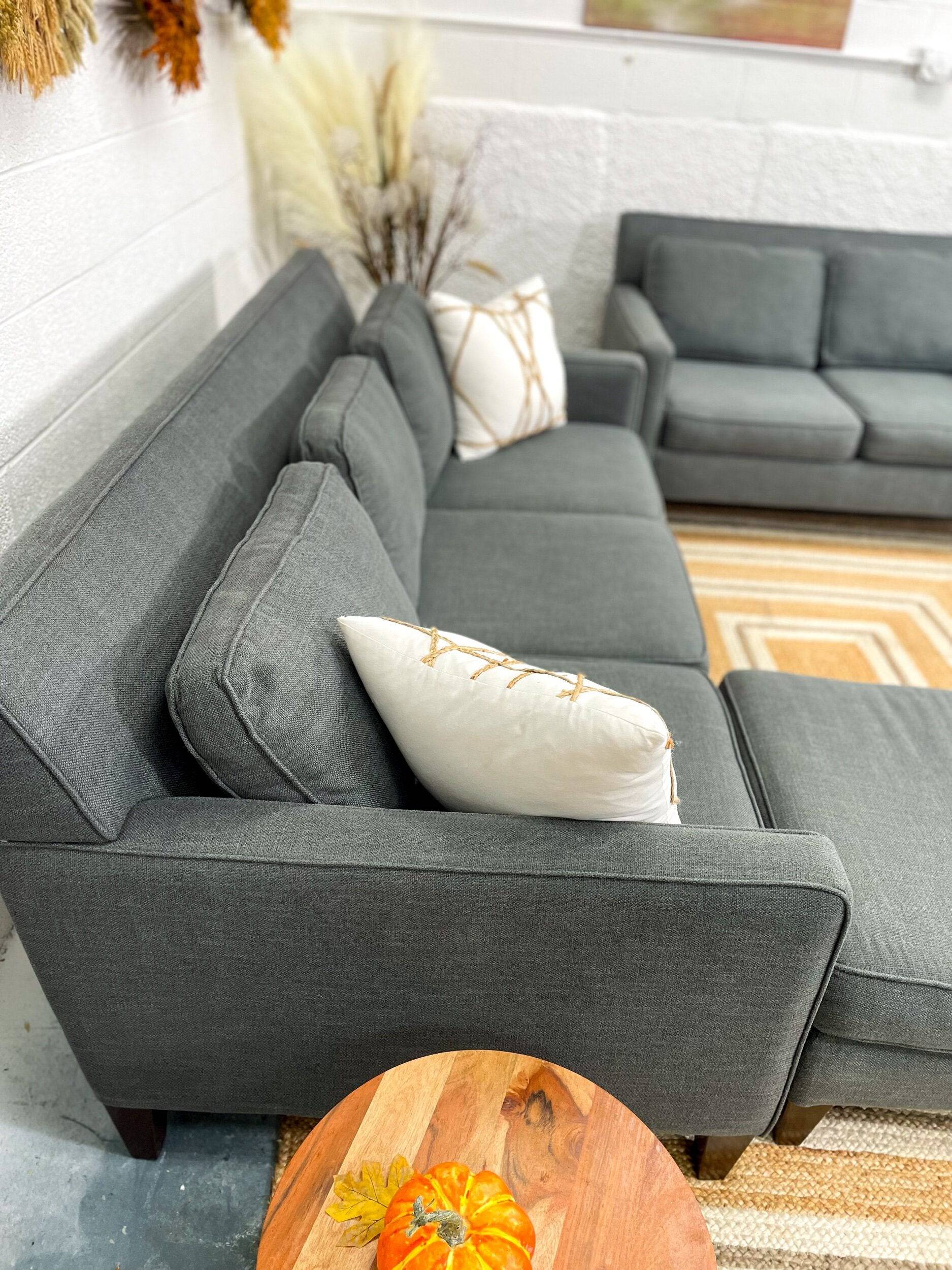 MaxHome Sofa + Loveseat  w/ Ottoman - Pull Up A Couch