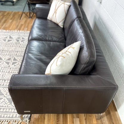 Incanto Real Italian Leather 3-seat Sofa
