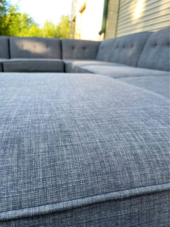 Macy's 6pc Modular Sectional Couch and Ottoman - Pull Up A Couch