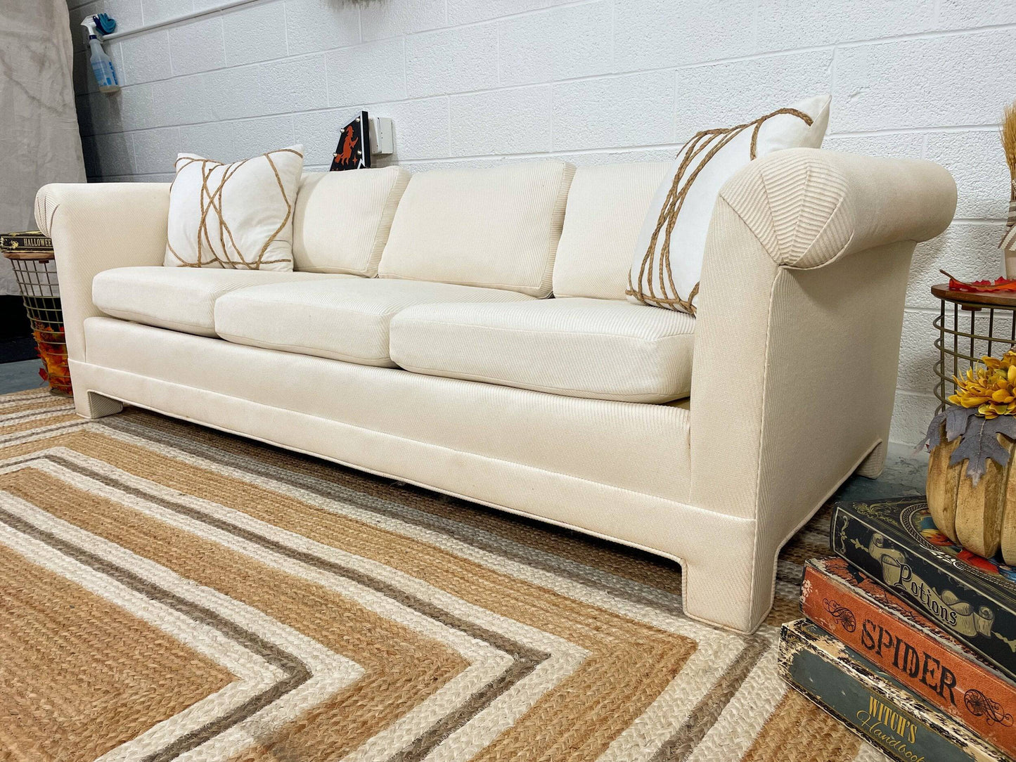 Cream Off-White 3-seat Sofa Couch - Pull Up A Couch