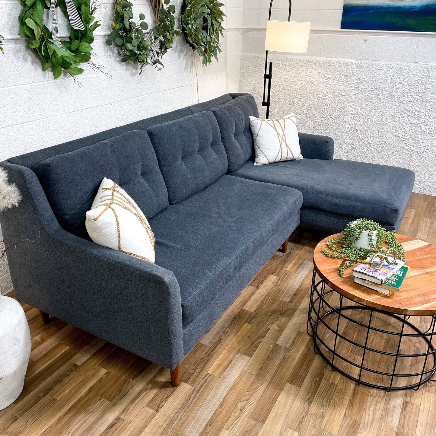 West Elm Crosby 2pc Sectional w/Chaise - Pull Up A Couch