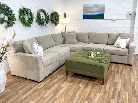 Macy’s Radley 5pc with Wedge and Ethan Allen Ottoman - Pull Up A Couch