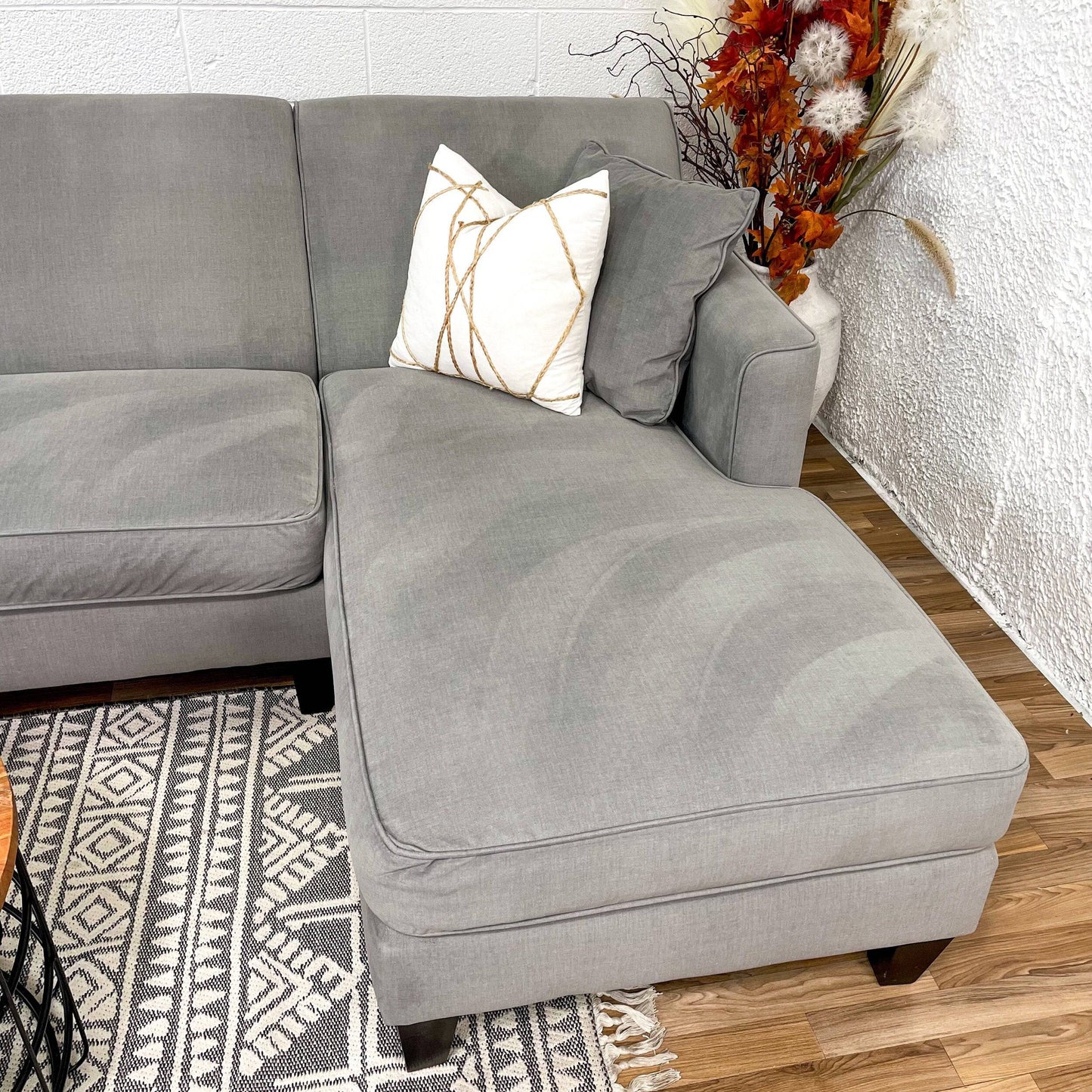 Bauhaus 3pc Sectional w/Chaise - Pull Up A Couch