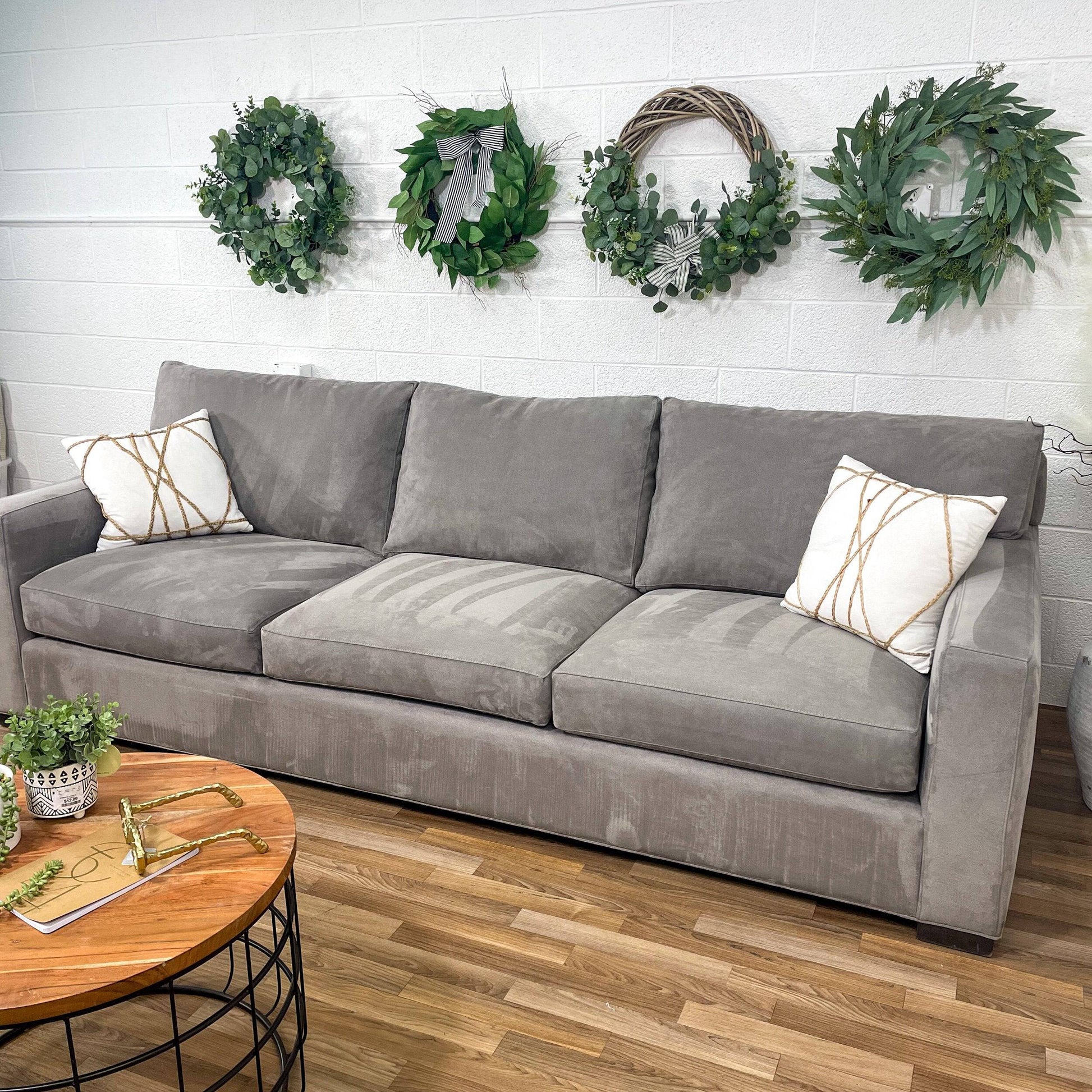 Crate & Barrel Axis 3-Seater Grande Sofa - Pull Up A Couch