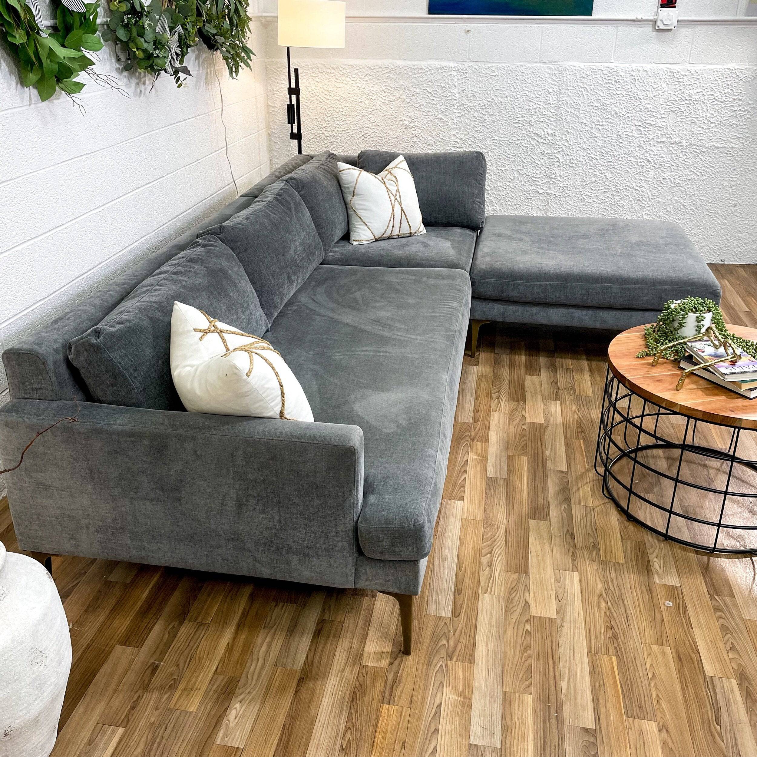 West Elm Andes Ottoman - Thumbnail 2