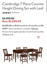 Aspen Home Cambridge 8 pc Dining Set - Pull Up A Couch