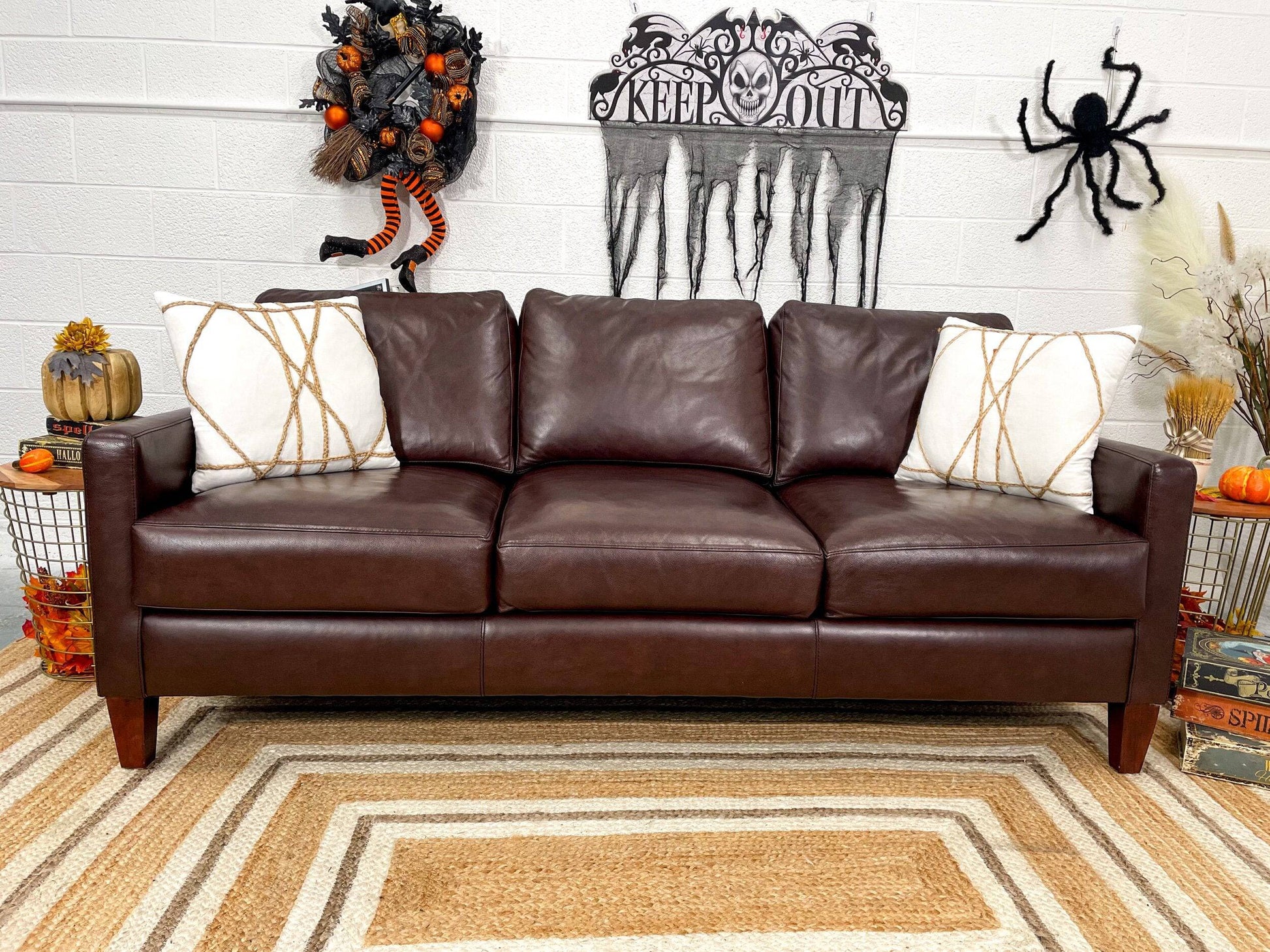 Stickley Memphis 3-seat Italian Leather Sofa - Pull Up A Couch