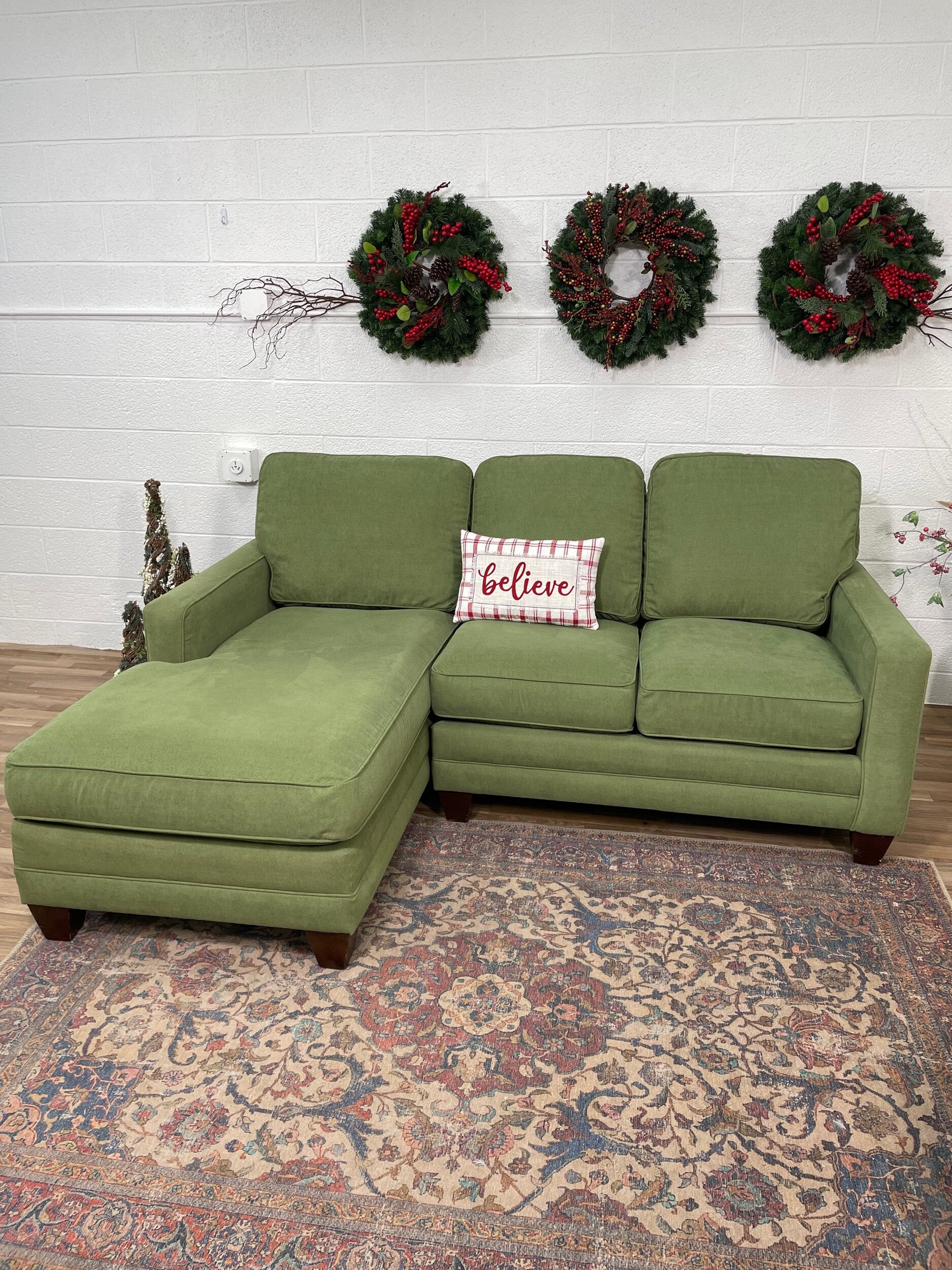 Basset Apartment Sectional w/Chaise - Pull Up A Couch