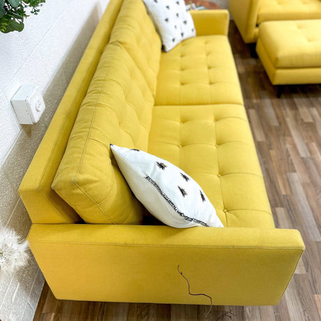 Crate & Barrel Petrie MCM Sofa - Pull Up A Couch