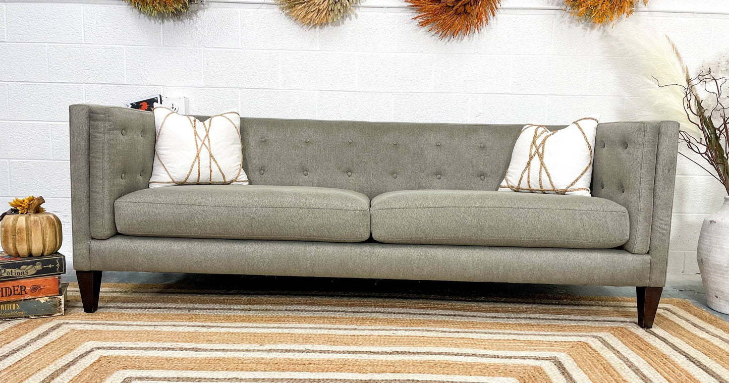 Crate & Barrel Sofa 3-seat Tufted Sofa - Pull Up A Couch